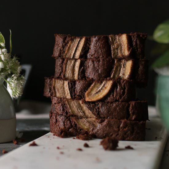 Double Chocolate Banana Bread