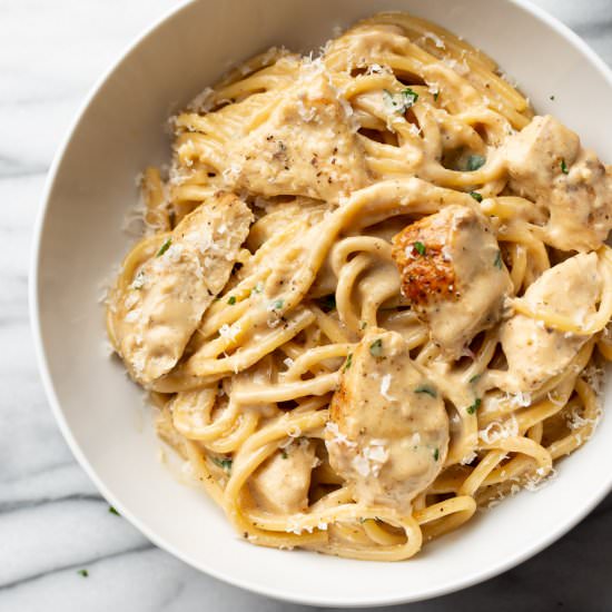 garlic chicken pasta