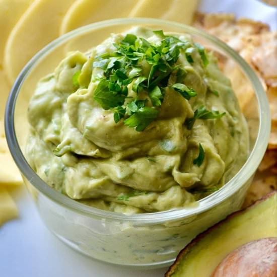 Keto Homemade Guacamole Dip