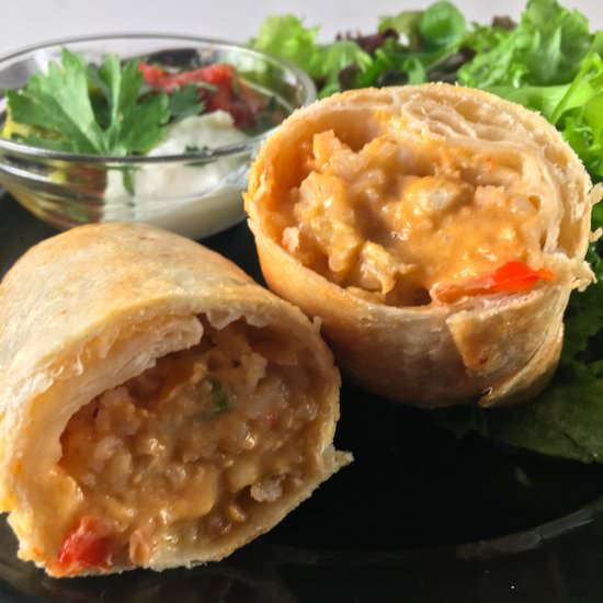 Frozen Burrito in Air Fryer