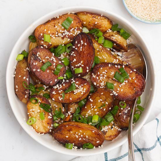 Kimchi Pan Fried Potatoes