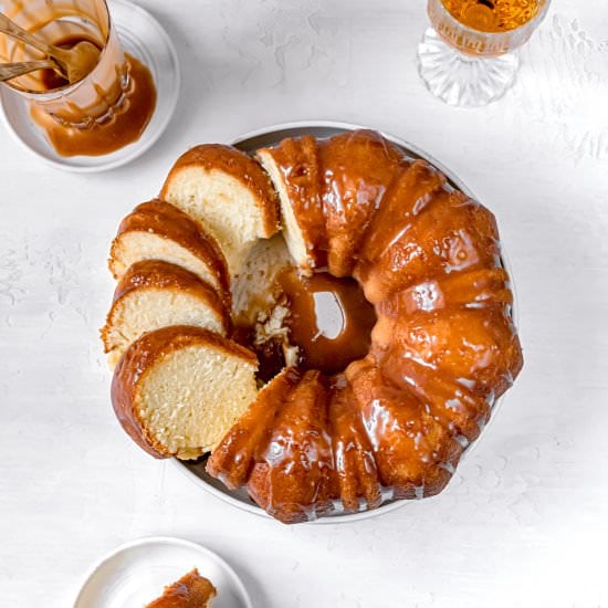 Caramel Rum Bundt Cake