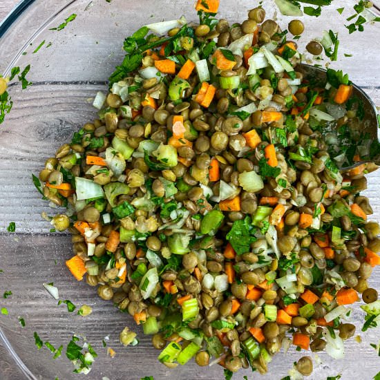 Fresh & Healthy Lentil Salad