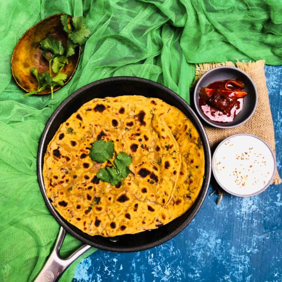 avocado paratha