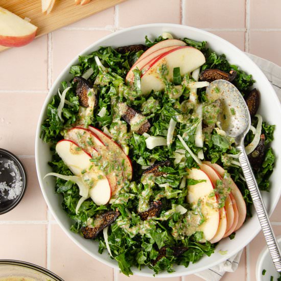Kale Fennel Apple Salad