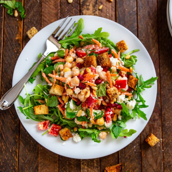 Moroccan Salad with Chickpeas