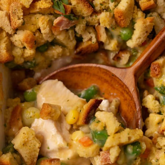 Chicken Stuffing Casserole