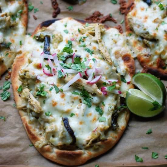 Chicken Posole Verde Pizza