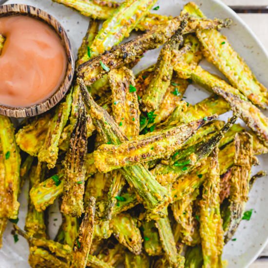 Air Fryer Okra