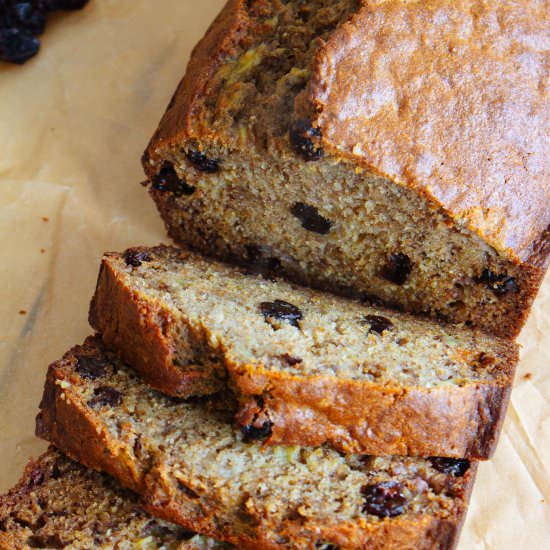 Cinnamon Raisin Banana Bread