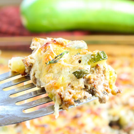 Zucchini Ground Beef Casserole