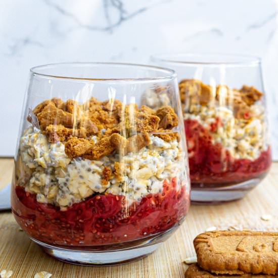 Strawberry Cheesecake Overnight Oat