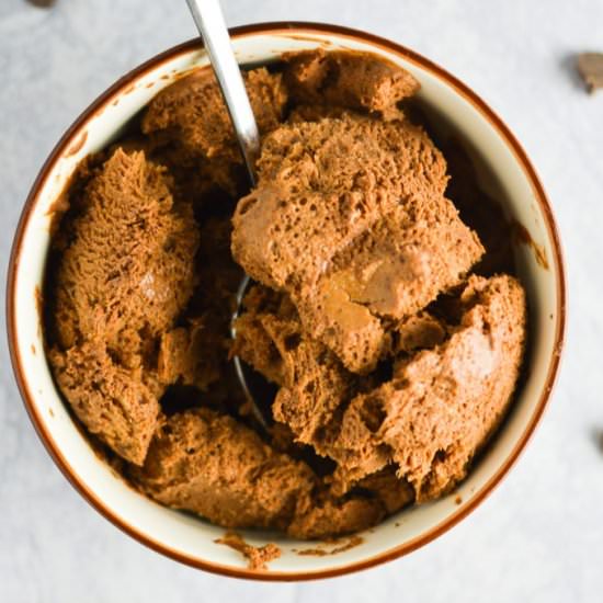 Vegan No Churn Chocolate Ice Cream