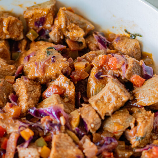 Latin Beef Hash and Spring Rolls