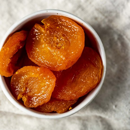 Air Fryer Dehydrated Apricots