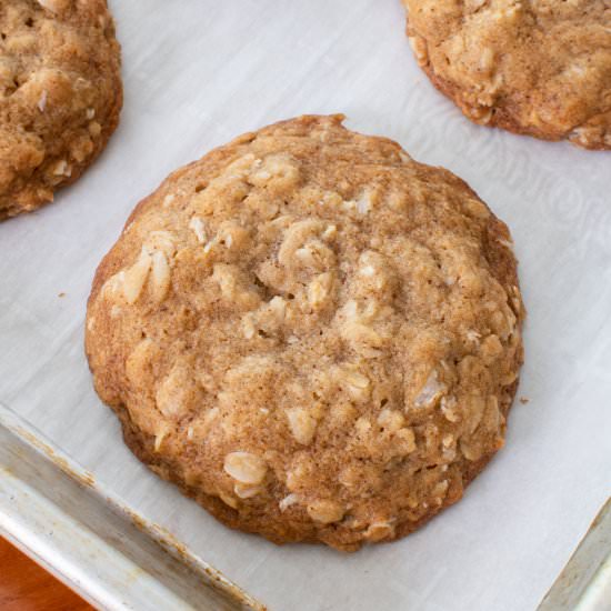 Brown Butter Oatmeal Cookies