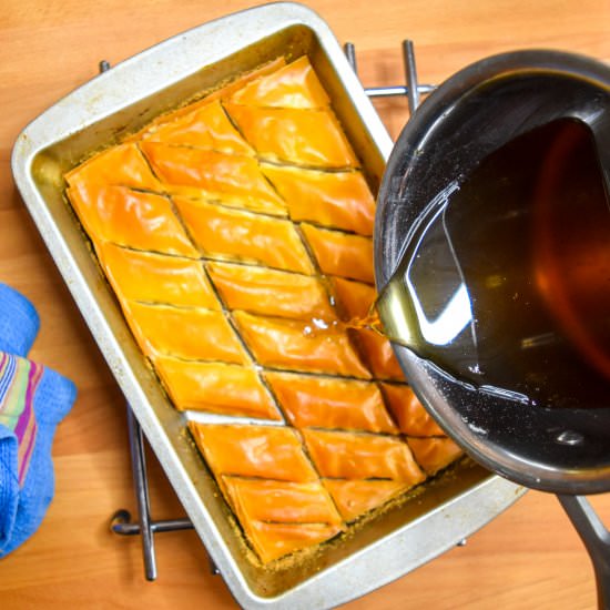 Moroccan Inspired Almond Baklava