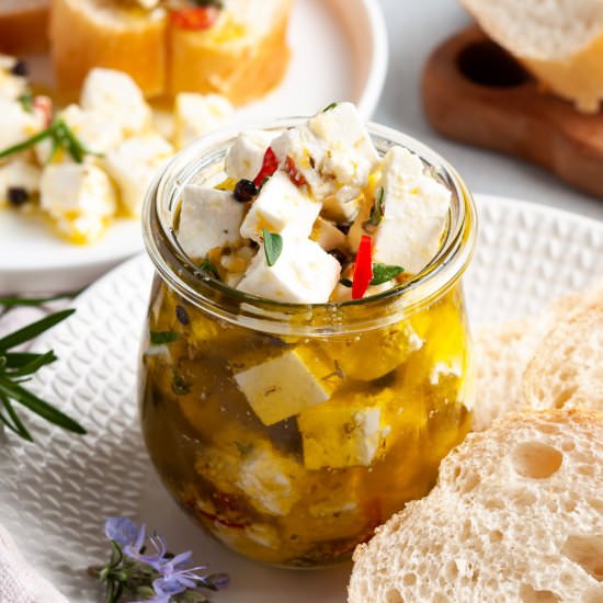 Marinated Feta Cheese