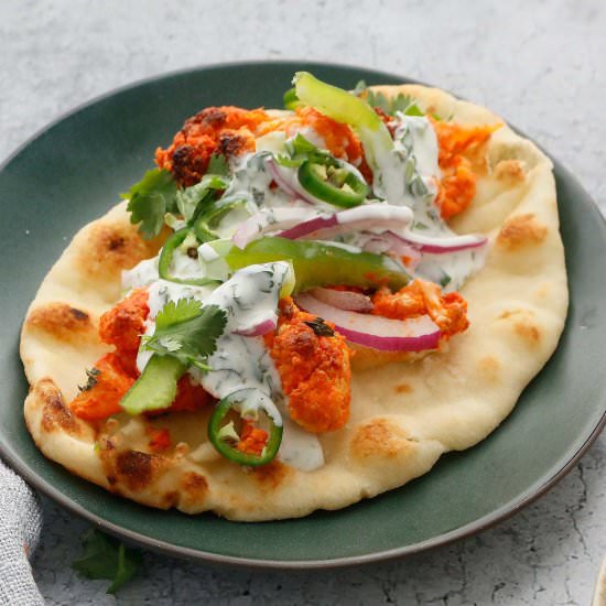 Tandoori Cauliflower Wraps