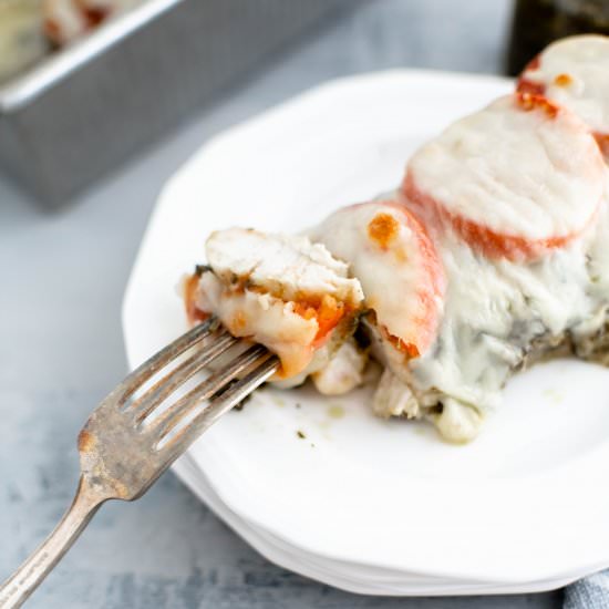 Baked Pesto Chicken