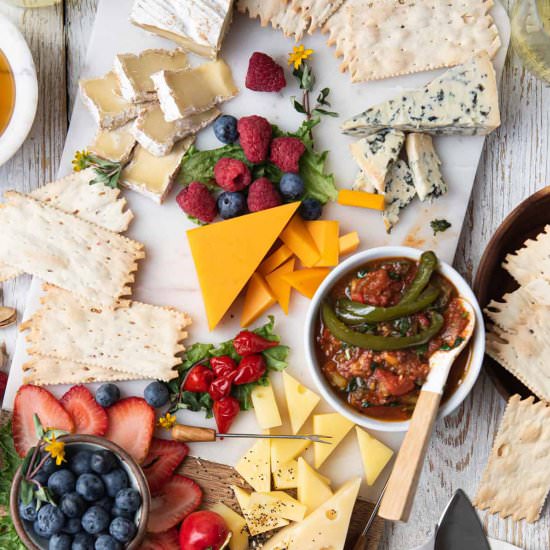 Tomato Jalapeño Jam + Grazing Board