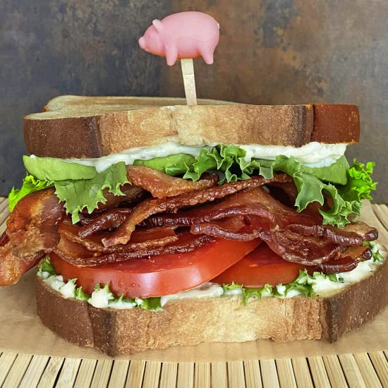 BLAT Sandwich with Balsamic Mayo