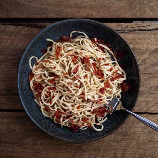 Smoked Rye Tonnarelli Carbonara