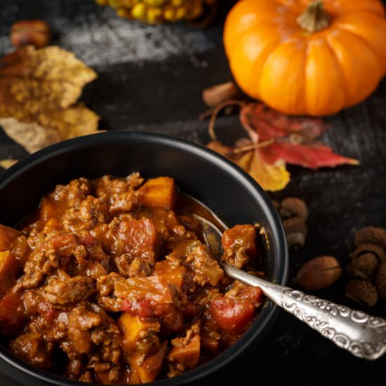 Chili with Sweet Potatoes