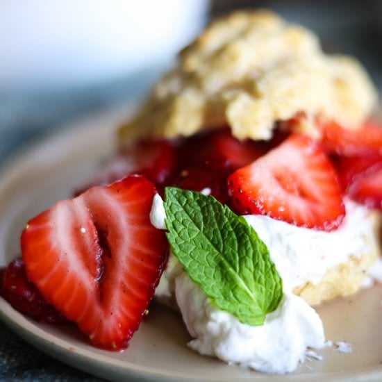 Rustic Strawberry Shortcake