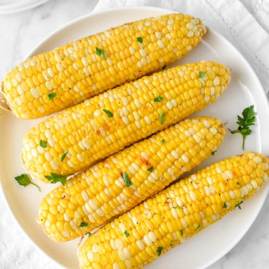 Oven Roasted Corn on the Cob