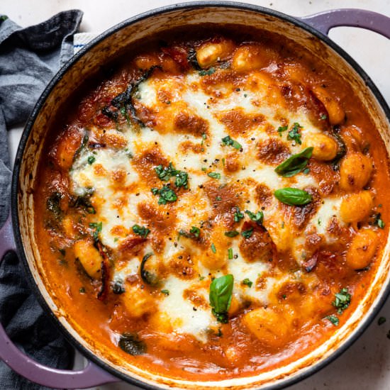 Chorizo Gnocchi with Mozzarella