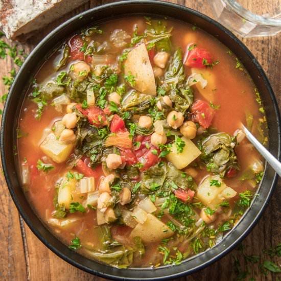 Swiss Chard & Potato Soup