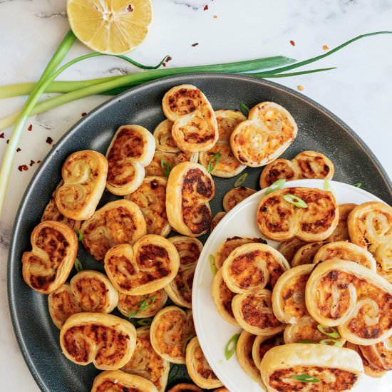 Crab and Goat Cheese Palmiers
