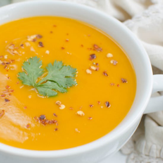 Coconut Curry Butternut Squash Soup