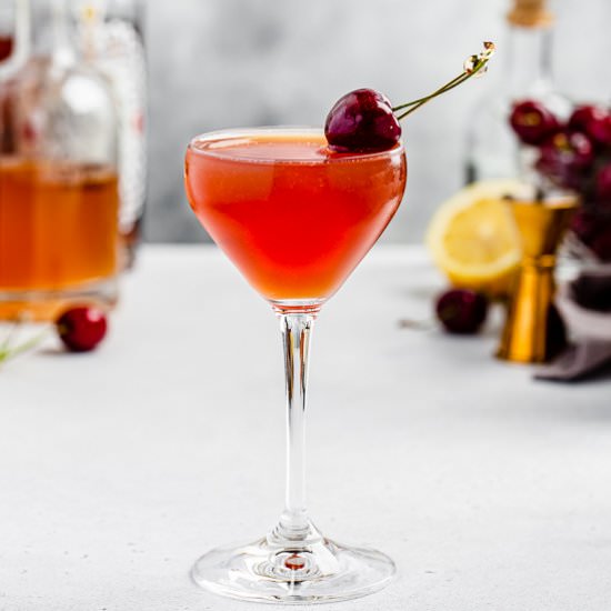 Cherry and Ginger Cocktail