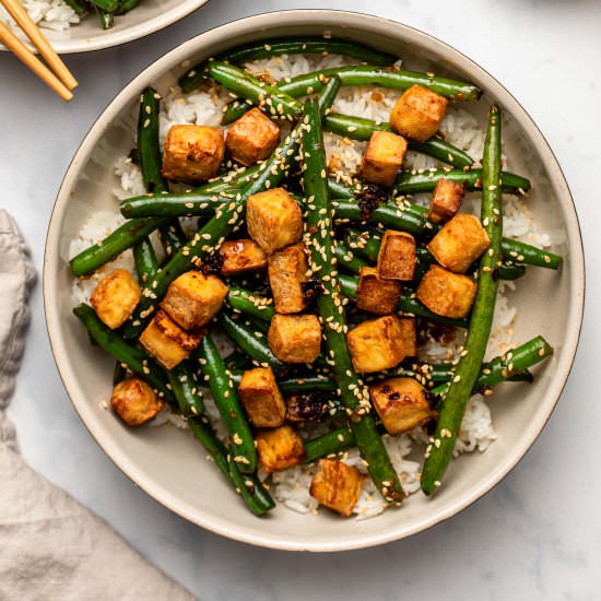 Garlic Green Bean Stir Fry