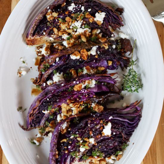 Roasted Red Cabbage