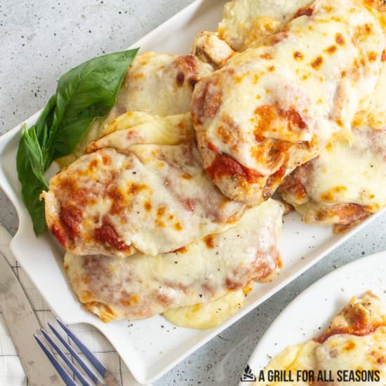 Grilled Chicken Parmesan
