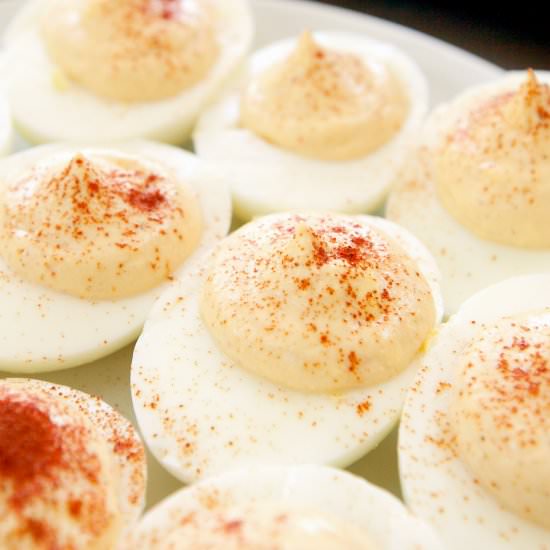 Healthier Deviled Eggs