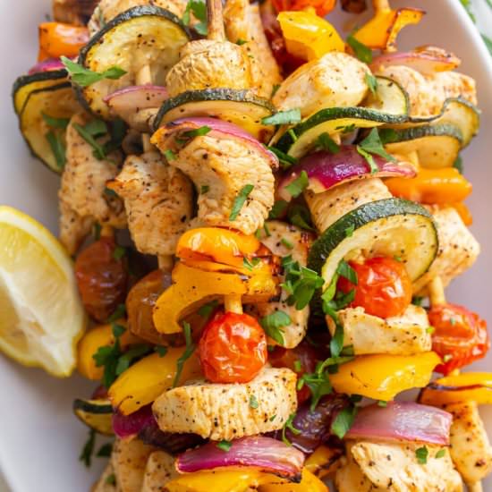 Air Fryer Chicken Kabobs