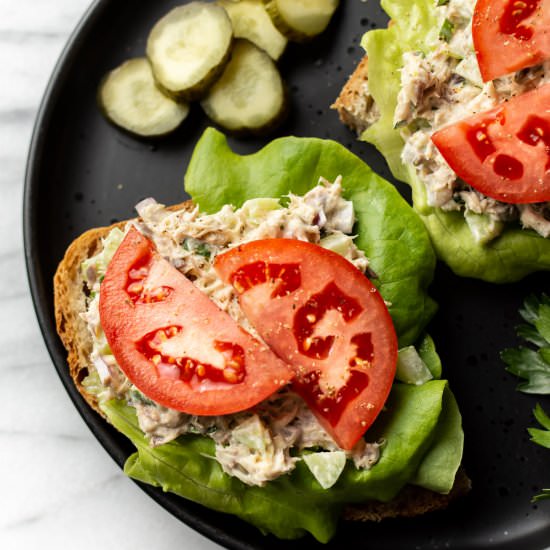 canned mackerel salad