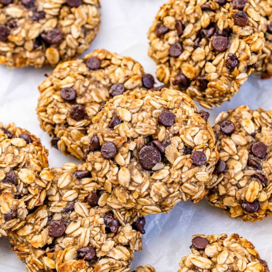 HEALTHY BANANA OATMEAL COOKIES