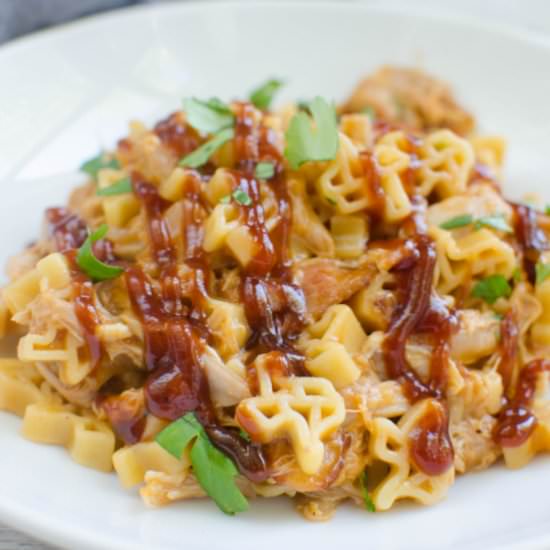 Cheesy Barbecue Chicken Pasta