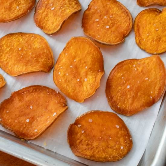 Baked Sweet Potato Chips