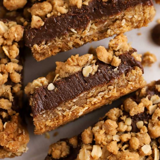 Oatmeal Fudge Bars