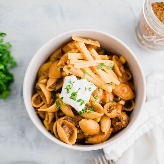 One Pot Taco Pasta