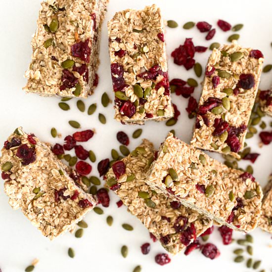 Back to School Overnight Oat Bars