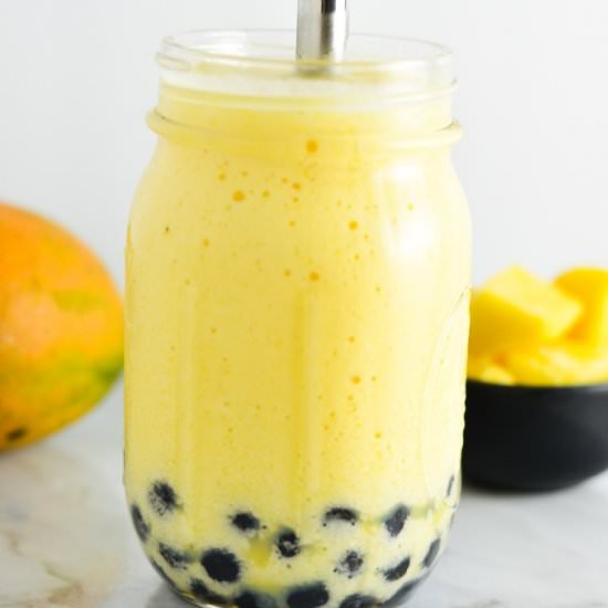 Fresh Mango Bubble Tea