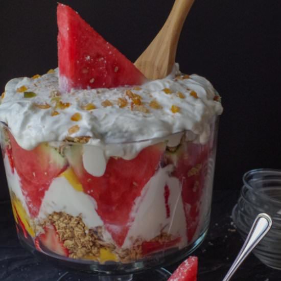 Watermelon Granola Trifle