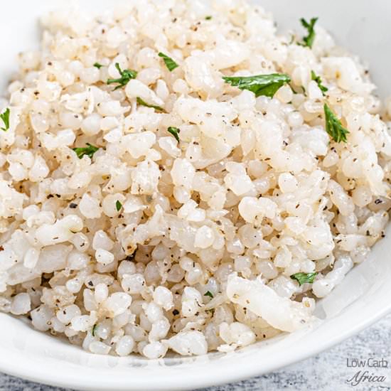 Shirataki Rice